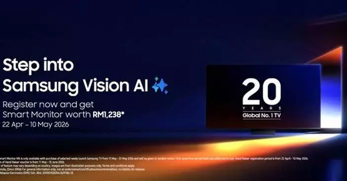 Register Early and Unlock Exclusive Rewards worth up to RM1,238 with Samsung Vision AI