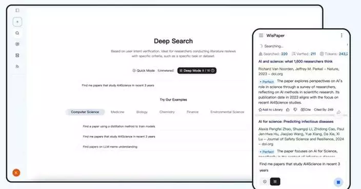 WisPaper Enables Parallel Scientific Exploration, Moving Research Beyond Sequential Workflows
