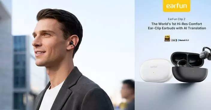 EarFun Ushers in a New Era of Wireless Audio with Launch of First Hi-Res AI-Powered Clip 2 Earbuds
