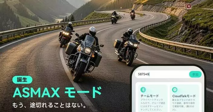 ASMAX Mode Makes Global Debut, Redefining the Future of Group Ride Communication