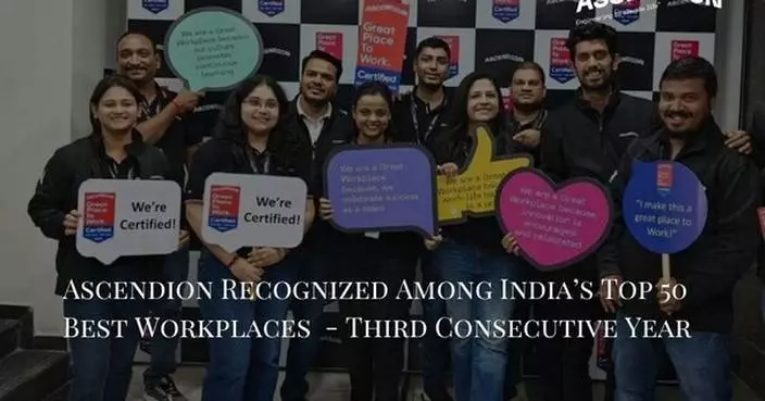 Ascendion Recognized Among India’s Top 50 Best Workplaces in Health &amp; Wellness for the Third Consecutive Year
