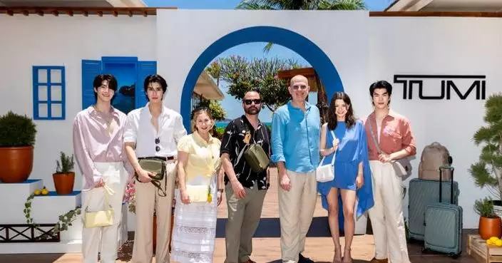TUMI Celebrates Spring 2026 Collection With  A Star-Studded Mediterranean-Inspired Journey
