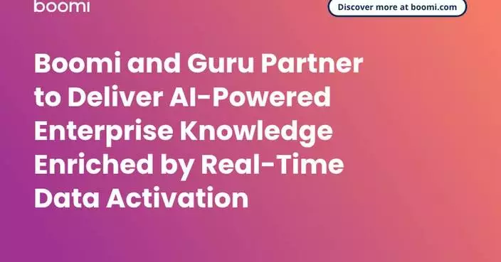Boomi and Guru Partner to Deliver AI-Powered Enterprise Knowledge Enriched by Real-Time Data Activation