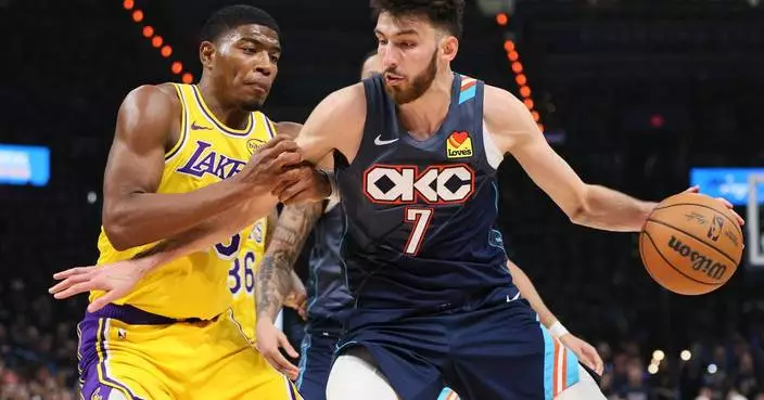 Holmgren, Gilgeous-Alexander score 22 as Thunder beat the Lakers to go up 2-0 lead in the West semis