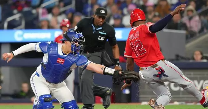 Valenzuela hits three-run HR, Clement has five hits as Blue Jays rout Angels 14-1