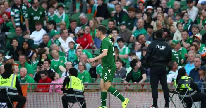 Ireland’s soccer coach says pro-Palestinian tennis ball protest ‘kills the game’