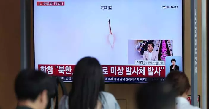 North Korea launches ballistic missiles over the sea in latest show of force