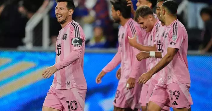 Messi has 2 goals and an assist as Inter Miami rallies for 5-3 victory over Cincinnati