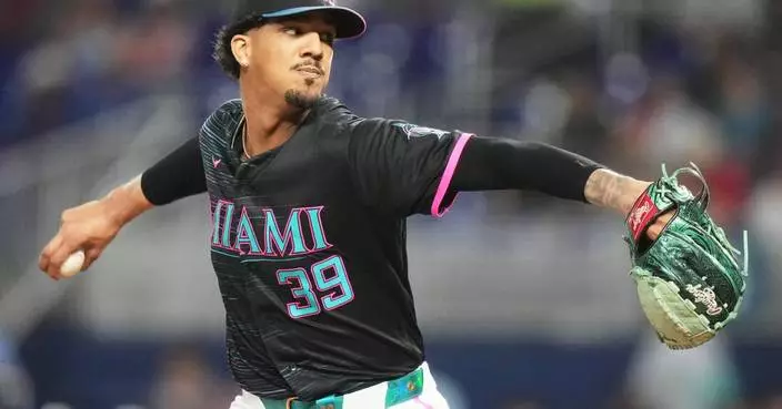 Marlins pitcher Eury Pérez expected to miss approximately 8 weeks with odd leg injury