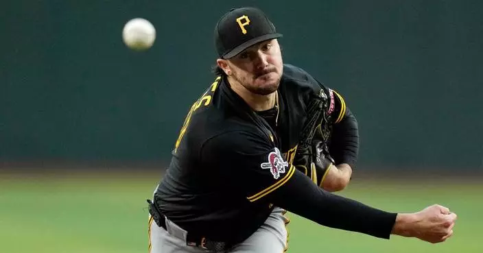 Paul Skenes throws 8 innings of 2-hit ball, leads Pirates to a 1-0 win over the D-backs