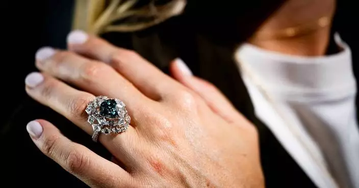 ‘Ocean Dream’ blue-green diamond sells for more than $17 million at Christie’s auction in Geneva