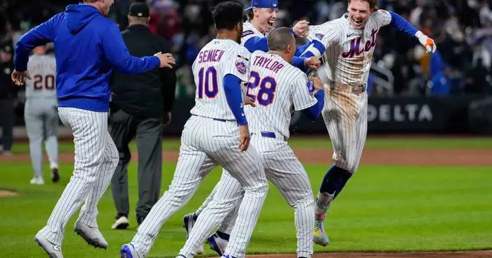 Benge walk-off single in 10th gives Mets 3-2 win over Tigers, atones for earlier misplay