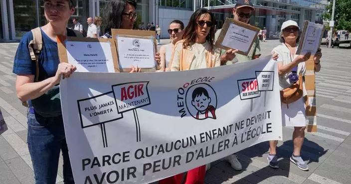 A rare public trial opens in Paris child abuse case as parents seek a national wake-up call