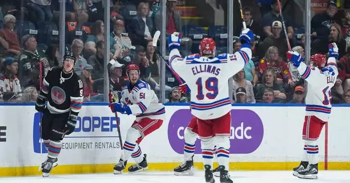Kitchener Rangers rout the host Kelowna Rockets 5-0 in the Memorial Cup opener