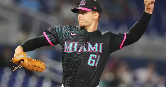 Marlins put No. 2 pitching prospect Snelling on IL with sprained UCL