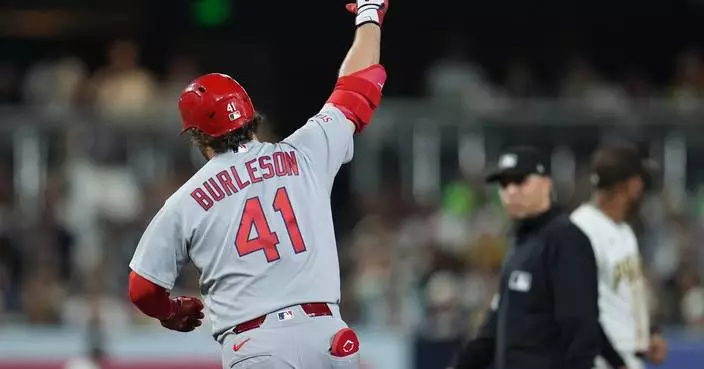 Jordan Walker scores go-ahead run on Masyn Winn's triple in Cardinals' 2-1 win over Padres