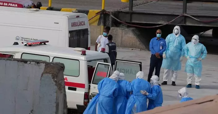 The Latest: Stricken cruise ship heads for the Canaries as authorities rush to identify contacts
