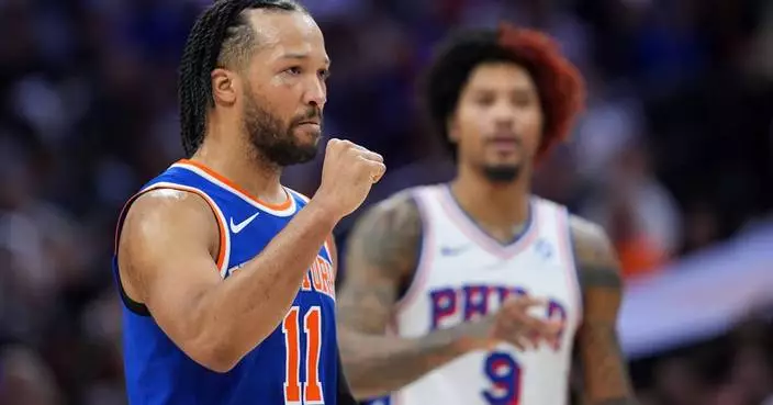 Jalen Brunson scores 33 points and helps Knicks take 3-0 lead over 76ers with 108-94 Game 3 win