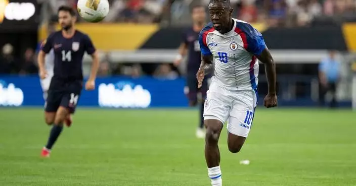 Sole player who lives in Haiti awaits US visa as his squad prepares for the World Cup in Florida