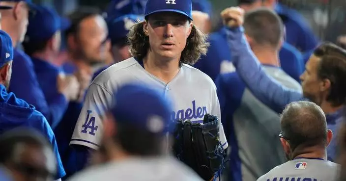 Dodgers’ Tyler Glasnow leaves vs Astros before second inning with back spasms