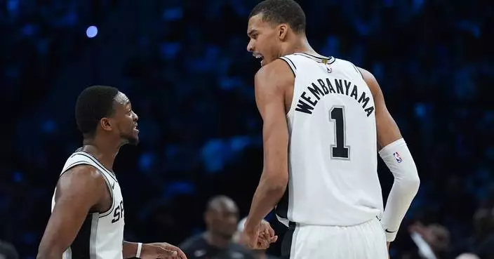 Spurs aren't thinking about being ahead of schedule. They're just focused on the conference finals.