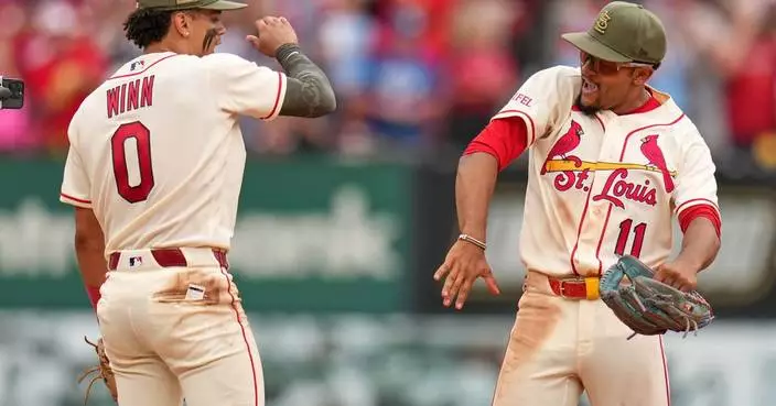 Burleson, Winn spark Cardinals to 4-2 victory over Royals in Game 2 of I-70 series