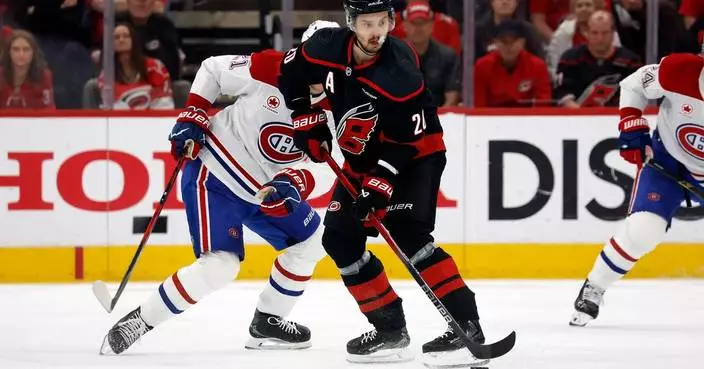 Ehlers’ OT goal lifts Hurricanes past Canadiens in Game 2 of Eastern Conference Final