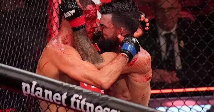Mike Perry bloodies and beats Nate Diaz in 2 rounds on Rousey-Carano undercard