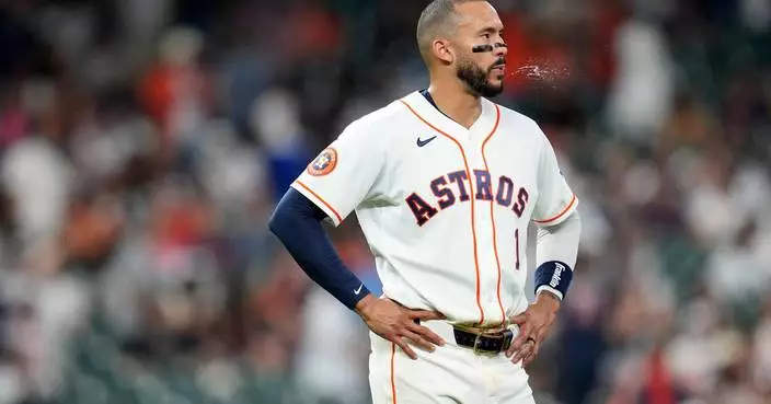 Astros star Carlos Correa faces season-ending surgery on a torn tendon in his ankle