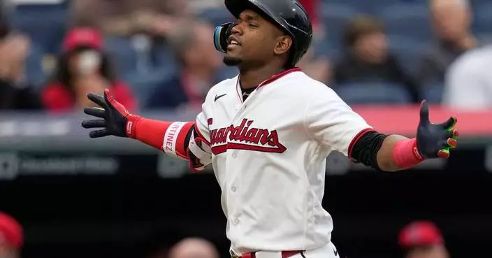 Angel Martinez homers, Guardians strike out 13 and top Angels 3-2 to continue home dominance of LA