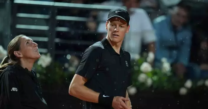 Ruud beats Darderi to reach Italian Open final. Sinner-Medvedev suspended by rain