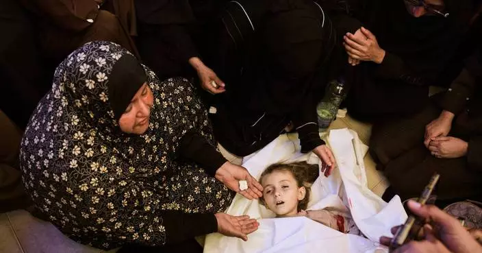 A Palestinian woman and a young girl were killed in an Israeli airstrike in Gaza, officials say