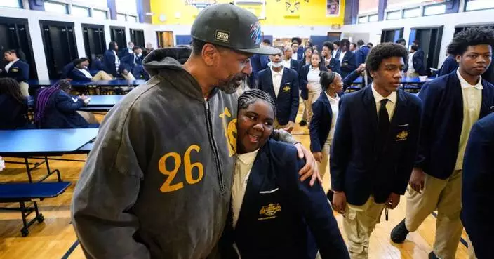 Ex-NBA player, Fab Five member Jalen Rose is a fixture at the school that bears his name in Detroit