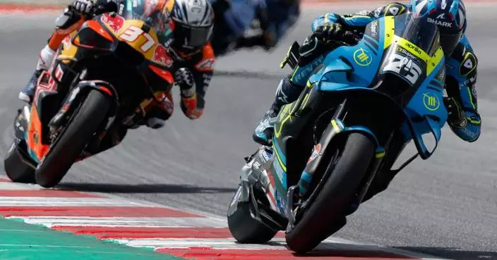MotoGP riders Álex Márquez and Johann Zarco taken to hospital after crashes at Catalunya GP
