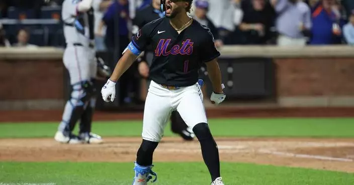 MJ Melendez comes off the bench and powers the Mets past the Marlins 9-7 in 10 innings