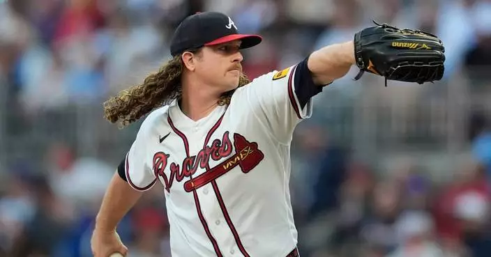 Grant Holmes and 3 relievers pitch 1-hitter against Cubs, leading MLB-best Braves to 5-2 win