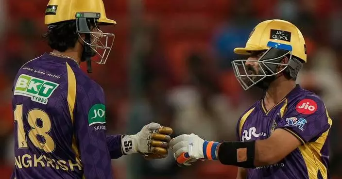 Hyderabad falters as Kolkata wins by seven wickets in IPL, Gujarat hosts Punjab