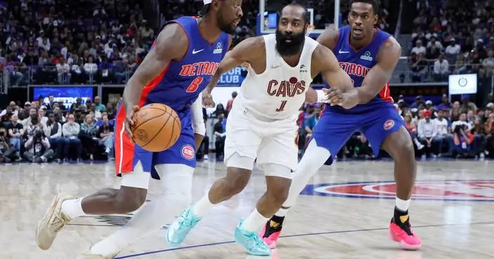 Mitchell scores 26 and the Cavaliers rout the Pistons 125-94 in Game 7 to reach the East finals