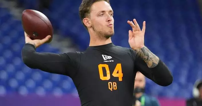 Carson Beck’s QB career in college wasn’t perfect. He says that can help in adjustment to NFL