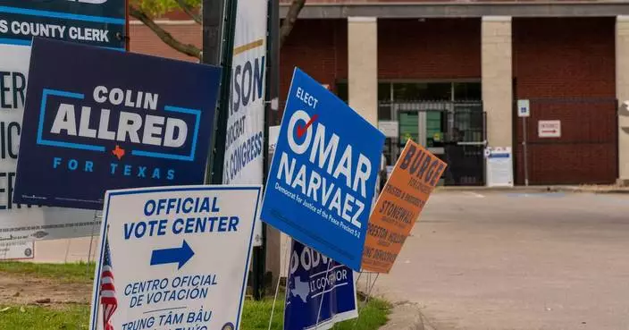 The Latest: Paxton aims to defeat Cornyn in runoff for GOP Senate nomination