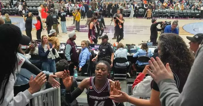 Toronto’s first WNBA game is no thing of beauty, but sellout crowd finds plenty to cheer