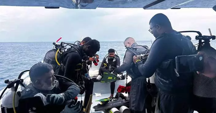 Maldives military diver dies searching for bodies of 4 Italians in an underwater cave