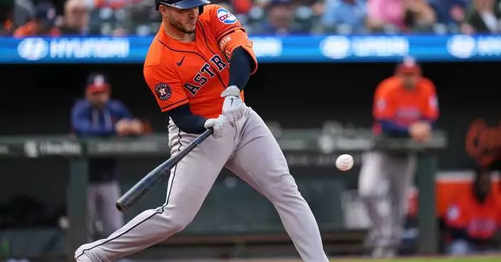 Astros lose catcher Yainer Diaz 'for a while' because of a left oblique strain