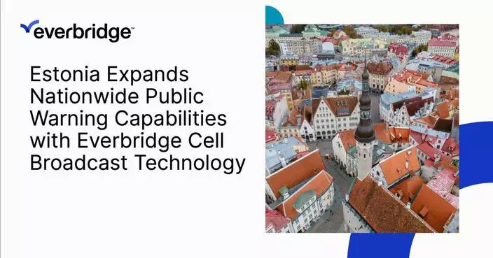 Estonia Expands Nationwide Public Warning Capabilities with Everbridge Cell Broadcast Technology