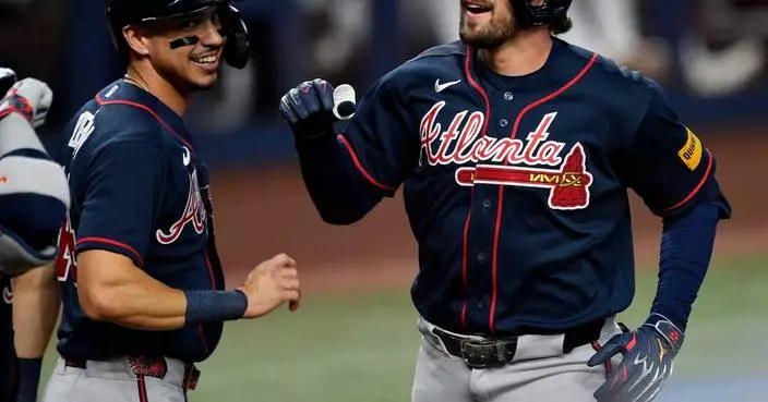Braves beat Marlins 9-1 behind Chris Sale and 3-run homers from Austin Riley, Dominic Smith