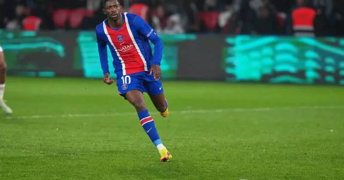 Paris Saint-Germain forward Ousmane Dembélé voted Ligue 1’s best player despite limited playing time
