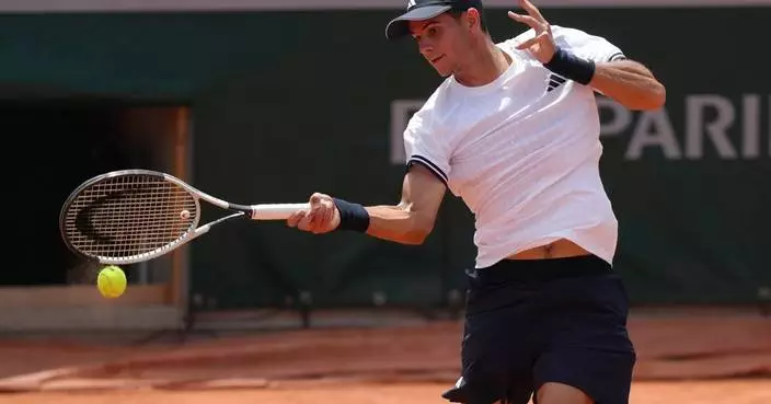 Rafael Jodar says he did not push a ball girl out of his way at the French Open