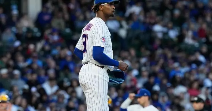 Cubs right-hander Edward Cabrera departs vs. Brewers with blister on his middle finger