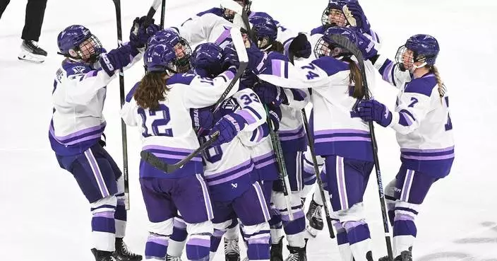Roese scores in OT to offset hat trick by Stacey and Frost beat Victoire 5-4 in semifinal opener