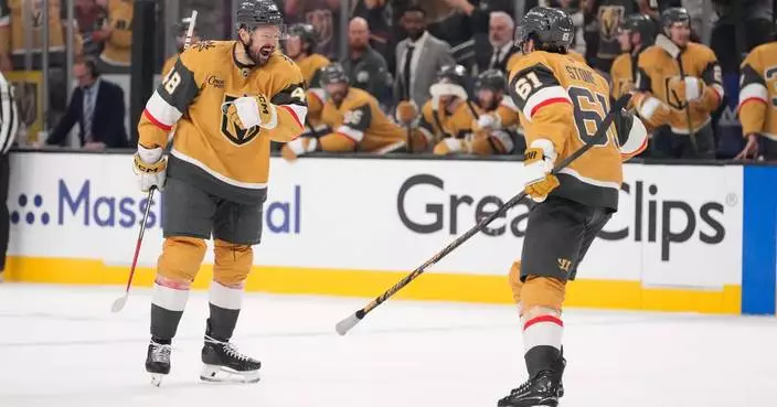 Hertl’s late winner caps Golden Knights’ wild 5-3 rally, giving them a 3-0 series lead on Avalanche